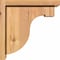 Ekena Millwork Del Monte Smooth Corbel w/Backplate, Western Red Cedar, 7 1/2"W x 12"D x 12"H COR08X12X12DEL01SWR - alternate 3
